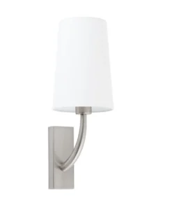 Aplique de pared Rem - Faro - Pantalla textil con brazo metálico y diseño decorativo