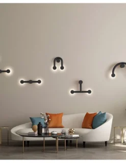 Aplique de pared Rigoberta Indirect Trio – Robin – Lámpara minimalista, LED 3000K 1840 lm