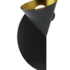 Aplique de pared Rubi Duo – Robin – Estilo moderno en negro y dorado