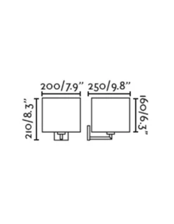 Aplique de pared Sahara – Faro – Lámpara moderna con lector, 2 interruptores