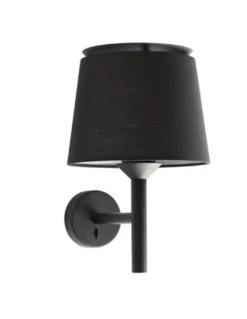Aplique de pared Savoy - Faro - Con pantalla textil para iluminación interior