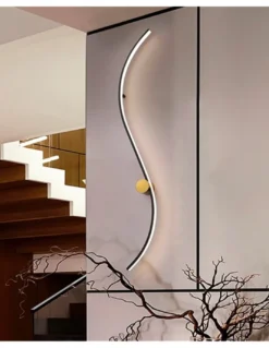 Aplique de pared Siloe – Schuller – Lámpara minimalista negra