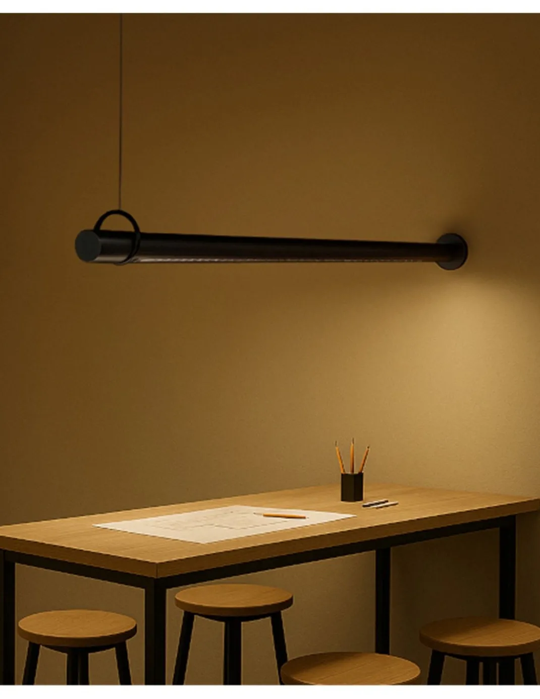 Aplique de pared Solid WS - B.lux - Lámpara lineal suspendida con óptica darklight
