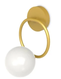 Aplique de pared Sphere – Pujol – Lámpara tipo bola, Pantalla inclinable
