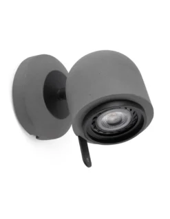 Aplique de pared Stone – Faro – Lámpara de cemento, Lector GU10