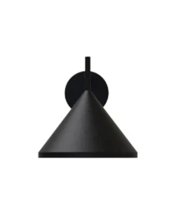 Aplique de pared Sutton – Luxcambra – Pantalla cónica en negro o blanco