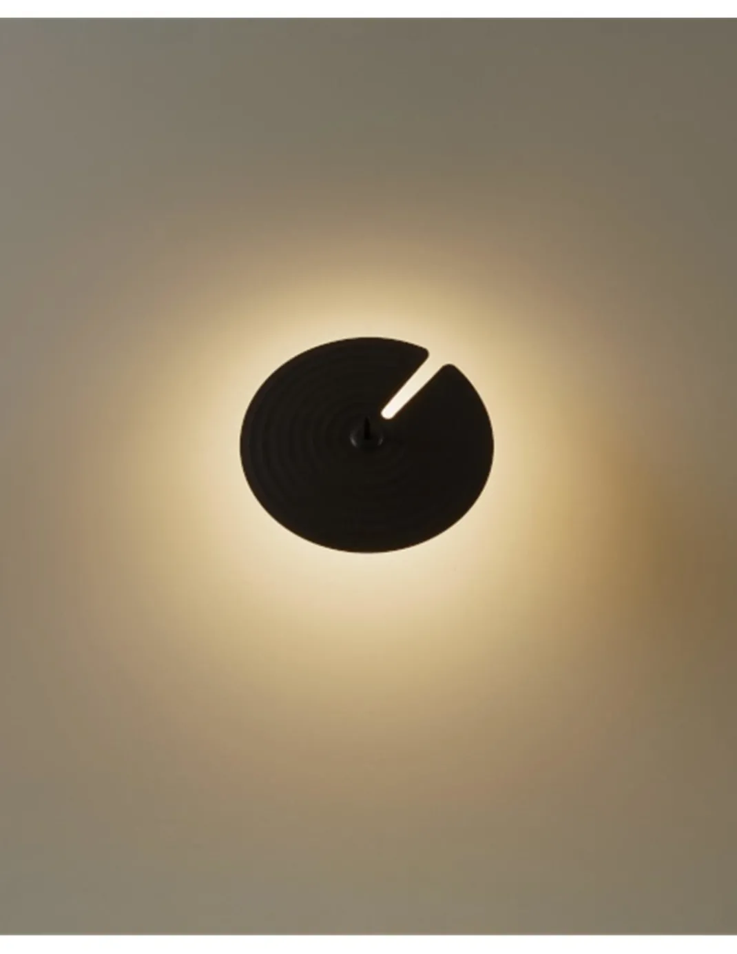 Aplique de pared Symphony - Milán - Lámpara minimalista circular, iluminación ambiental