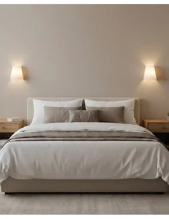 Aplique de pared Talya - ACB - Lámpara decorativa con pantalla textil