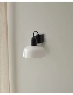 Aplique de pared Tatawin – Faro – Lámpara decorativa en blanco o negro