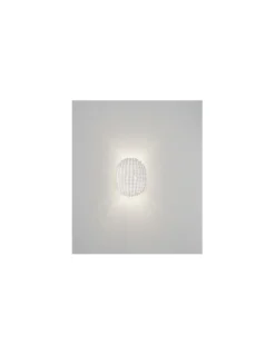 Aplique de pared Tati - a-emotional light - Aplique de diseño en malla de acero inoxidable