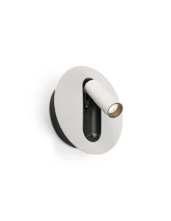 Aplique de pared Timit - Faro - Foco orientable LED con USB