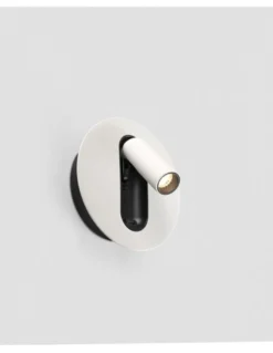 Aplique de pared Timit - Faro - Foco orientable LED con USB