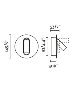 Aplique de pared Timit - Faro - Lámpara de lectura orientable