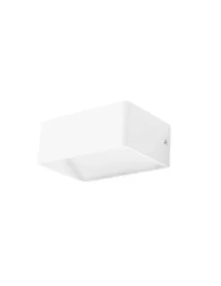 Aplique de pared Toppi – FORLIGHT – Lámpara de aluminio blanco, Disponible en dos medidas, LED 3000K