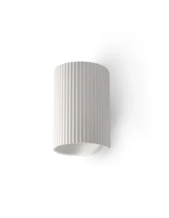 Aplique de pared Trama - Faro - Lámpara de yeso, luz unidireccional o bidireccional