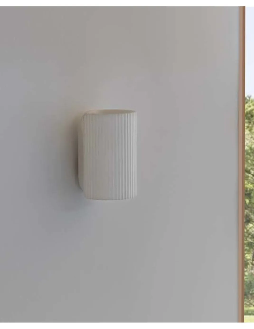 Aplique de pared Trama - Faro - Lámpara de yeso, luz unidireccional o bidireccional