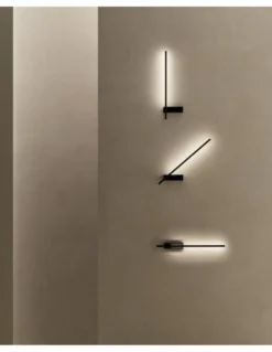 Aplique de pared Tubs - LedsC4 - Lámpara minimalista negra, orientable