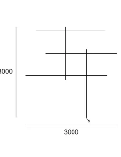 Aplique de pared Tubs Modular Reticle - LedsC4 - Lámpara LED modular y regulable