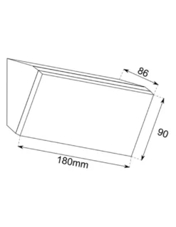 Aplique de pared Venice - Conalux - Lámpara de exterior LED, IP65