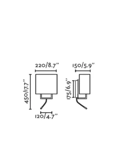 Aplique de pared Vesper – Faro – Lámpara con lector LED, pantalla de tela beige