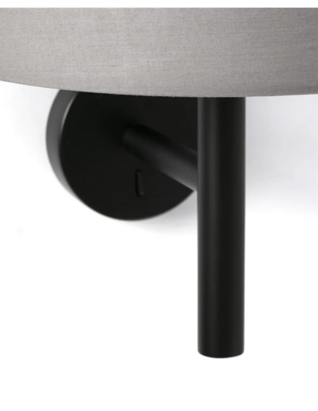 Aplique de pared Windsor - Faro - Pantalla gris, luz ambiental