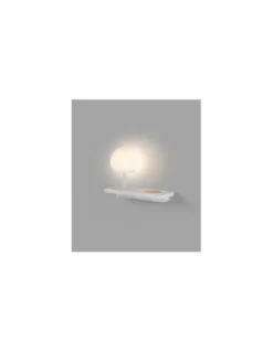 Aplique der. LED SMD con cargador de móvil, USB y regulador de intensidad - Niko - Faro