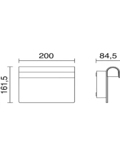 Aplique Number - Dopo - Novolux Lighting - Lámpara de pared de exterior con letrero personalizable