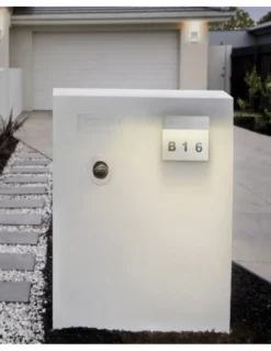 Aplique Number - Dopo - Novolux Lighting - Lámpara de pared de exterior con letrero personalizable
