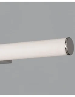 Aplique para espejo Ura - ACB - Lámpara lineal de metal y metacrilato IP44 para baño