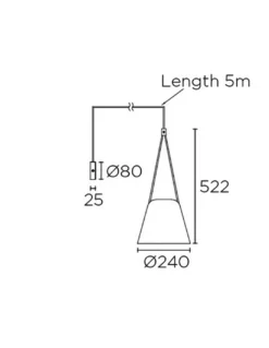 Attic aplique cilindro - LedsC4