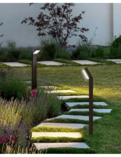 Baliza de exterior Alpine – Mantra – Lámpara en gris oscuro, LED 3000K, 60 cm