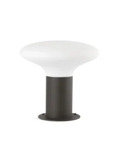 Baliza de exterior Blubs – Faro – Sobremuro E27, Gris oscuro