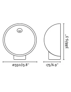 Baliza de exterior Gaia – Faro – Lámpara de cemento, IP55