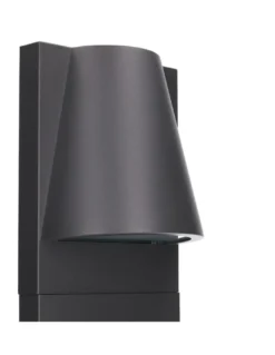Baliza de exterior Kala – FORLIGHT – Lámpara de aluminio antracita en 2 medidas: 50 cm - 90 cm, GU10 IP44