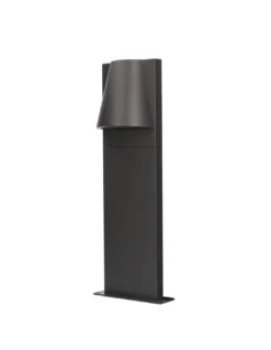 Baliza de exterior Kala – FORLIGHT – Lámpara de aluminio antracita en 2 medidas: 50 cm - 90 cm, GU10 IP44