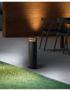 Baliza de exterior Loop - Novolux Lighting - Lámpara negra en 2 tamaños