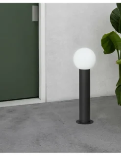 Baliza de exterior Moon – Faro – Lámpara Gris Oscuro, 61 cm
