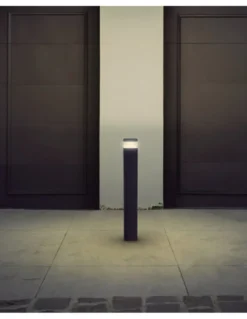 Baliza de exterior Odin - Novolux Lighting - Diseño moderno en antracita