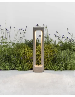 Baliza de exterior Totem – Faro – Lámpara de cemento gris