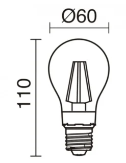 Bombilla LED E27 6W - Novolux Lighting - Bombilla vintage decorativa varias temperaturas de color
