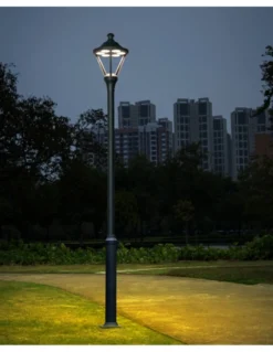 Cabezal de farola de exterior Inti - Iberlamp - Lámpara LED antracita