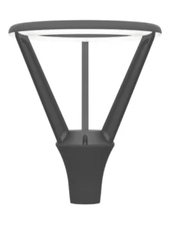 Cabezal farola Atenea - Iberlamp - Diseño moderno en antracita, LED 48W