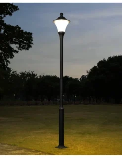 Cabezal farola de exterior Metis - Iberlamp - Lámpara LED en gris antracita