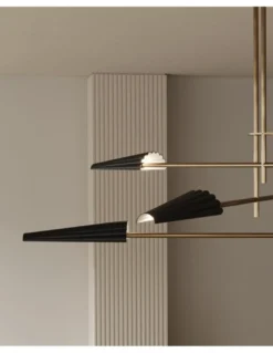 Colgante Bion 6 - Aromas - Lámpara de techo de diseño, orientable, 6 luces regulables