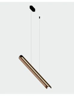 Colgante de techo Alma - ACB - Lámpara lineal moderna de madera