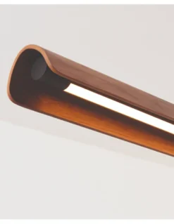 Colgante de techo Alma - ACB - Lámpara lineal moderna de madera