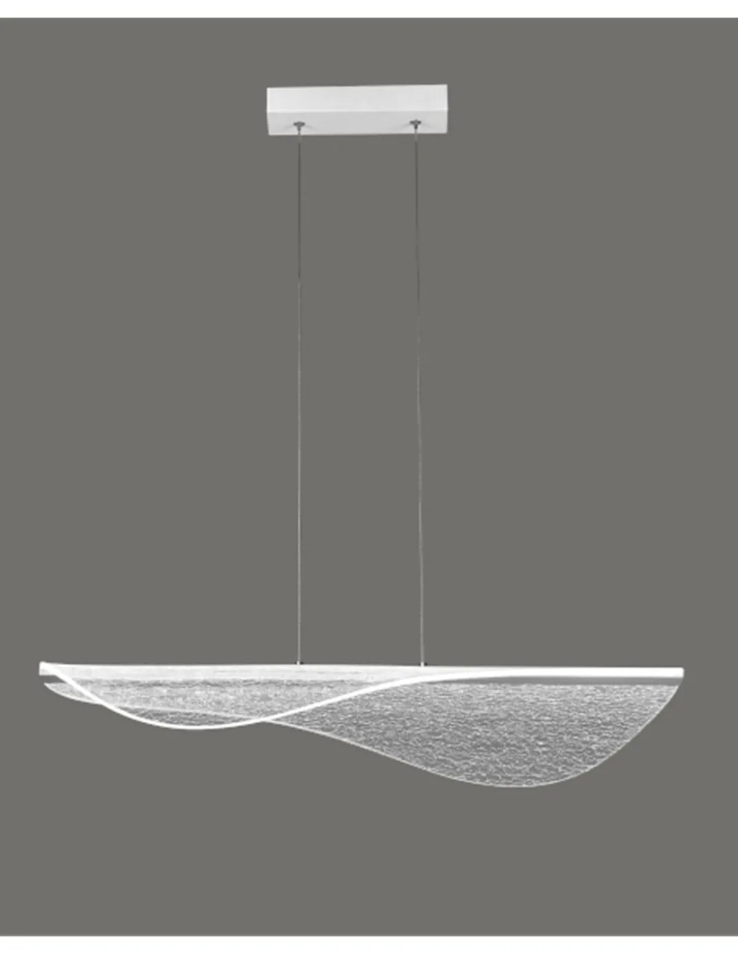 Colgante de techo Bianca – Mantra – Lámpara de techo blanca, LED 3000K