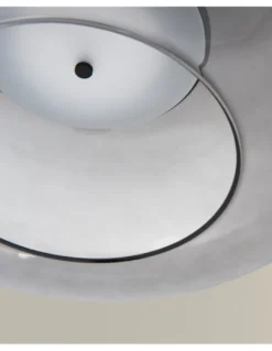 Colgante de techo empotrable Plat – LedsC4 – Lámpara de cristal en verde, fumé o ambar Regulable LED 2700-3000-4000K