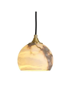 Colgante de techo Marlena - Pedret Lighting - Lámpara decorativa de alabastro
