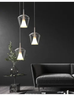 Colgante de techo sin florón Elsa – Mantra – Lámpara de cristal en 5 acabados